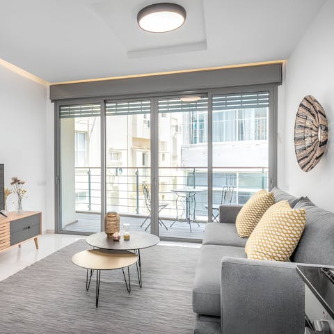 Relax with drinks at home or head to a local restaurant