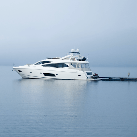 Let your host organise a boat trip to the island of Capri