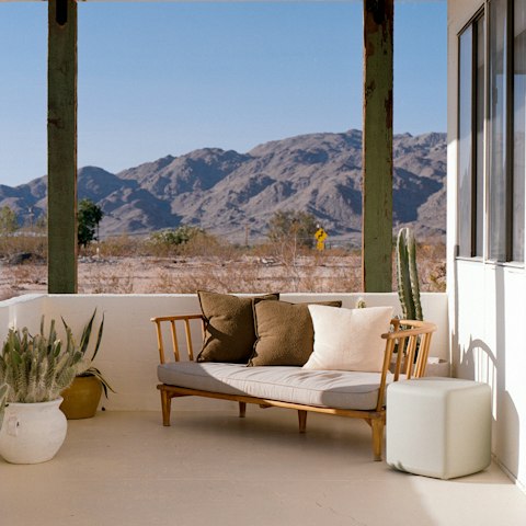 Enjoy majestic mountain views from this Twentynine Palms home