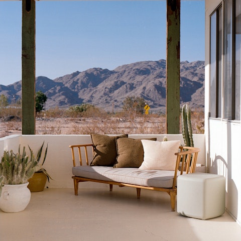 Enjoy majestic mountain views from this Twentynine Palms home