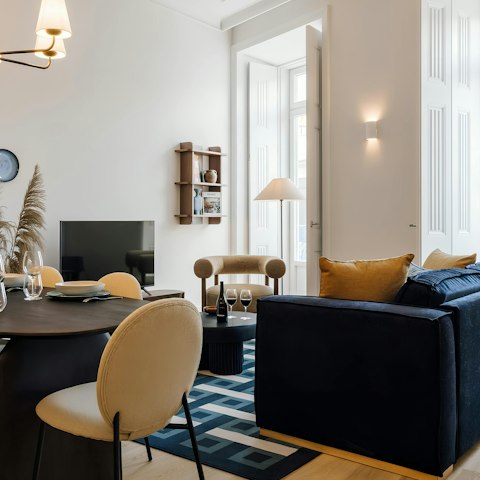 Enjoy the feeling of calm and relaxation in the living room