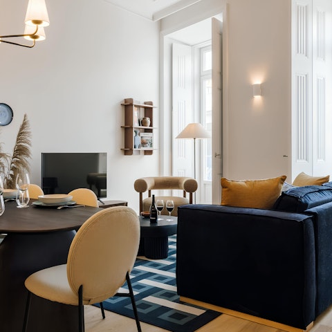 Enjoy the feeling of calm and relaxation in the living room