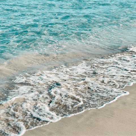 Walk down to  beautiful Talamanca Beach, a five-minute stroll away