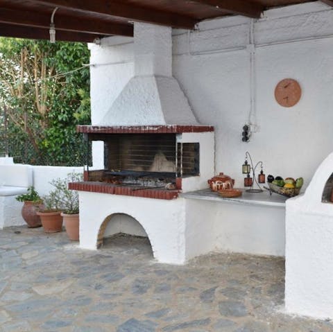 Light the barbecue and gather together for an evening under the stars