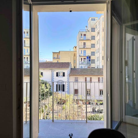 Take in the views from the balcony of this Tuscan city's rooftops and gardens