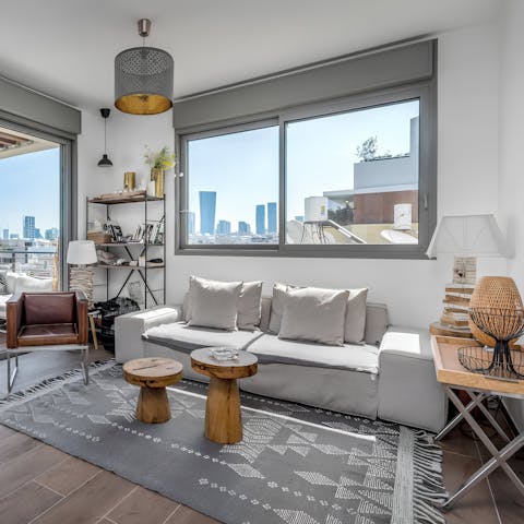 Curl up with a good book after a long day of sightseeing