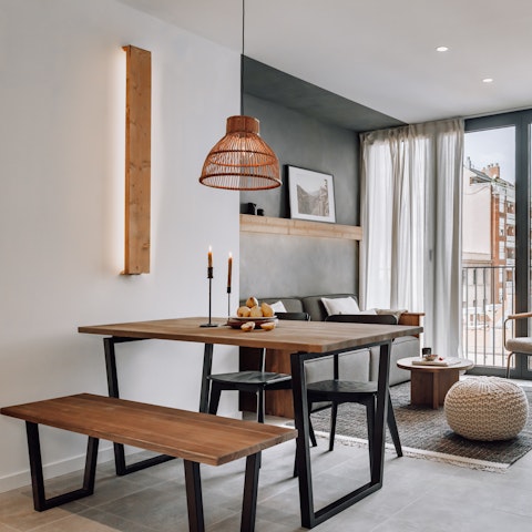 Dig into home-cooked paella for dinner after a busy day