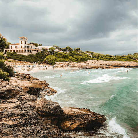 Take a trip to Port d'Alcúdia and spend a sunny day on the beach