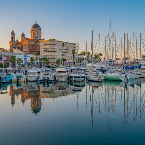 Discover the beauty of Saint-Raphael's waterfront, just a short drive away