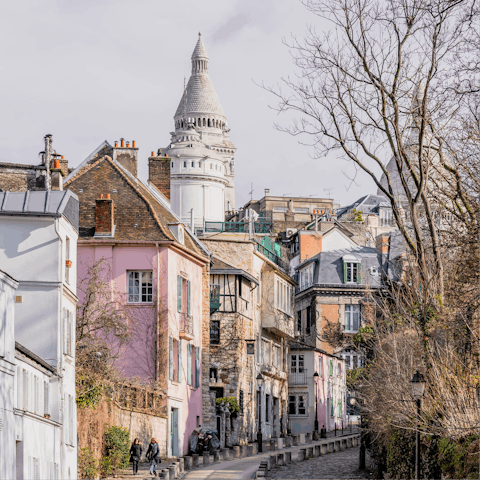 Explore the heart of Montmartre, including its museums and landmarks