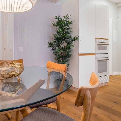 Enjoy your favourite Portuguese dishes in open dining area
