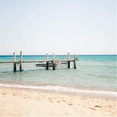 Take the twenty-minute drive to beautiful Ponderosa beach for an afternoon of sand, sea and surf