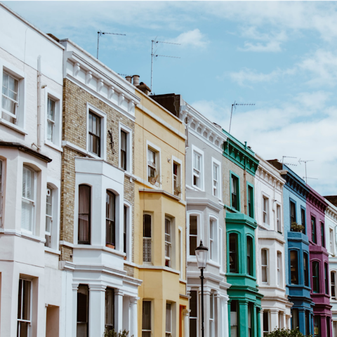 Step outside and straight into Notting Hill's charming streets