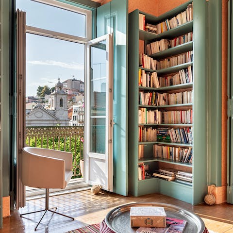 Admire the views while relaxing in the living room