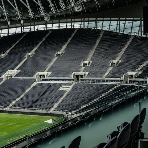 Watch a Spurs game at White Hart Lane, a thirty-minute walk away