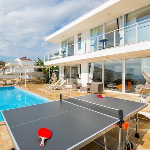 Get competitive with a table tennis tournament