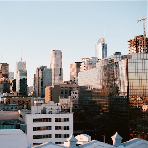 Spend an afternoon in Downtown LA, a fifteen-minute drive away