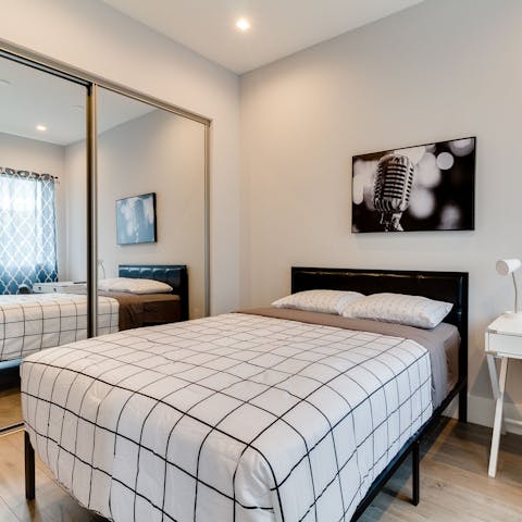 Look forward to curling up in the sumptuous beds