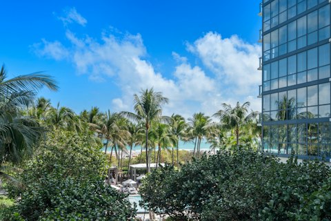 Spend the afternoon at the communal pool