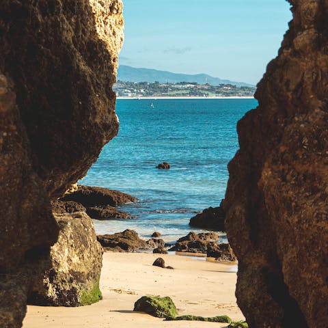 Explore the idyllic beaches and coves that line the coastline around Carvoeiro