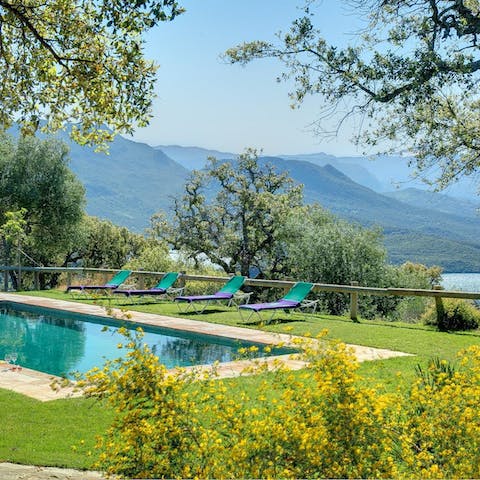Savour leisurely days lounging by the private pool