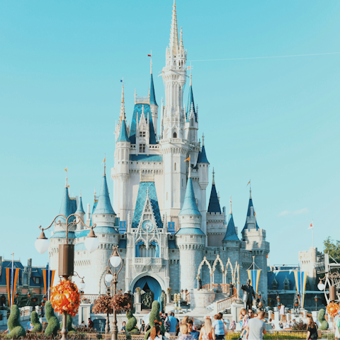 Discover the magic of Disney, seventeen-minutes away by car