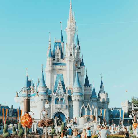 Discover the magic of Disney, seventeen-minutes away by car