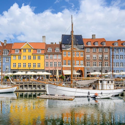 Start sightseeing at the historic Nyhavn Harbour