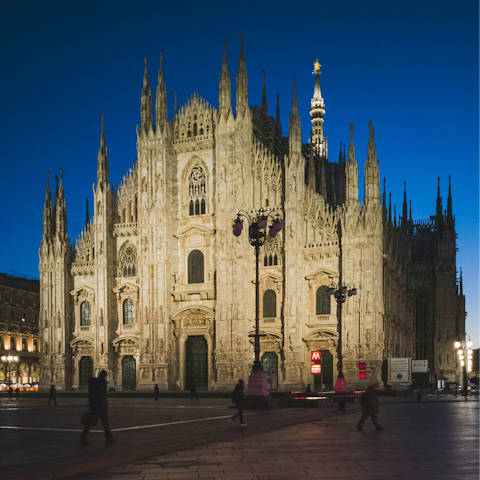 Visit the Duomo di Milano, only moments from the door