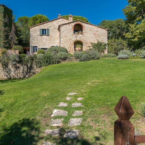 Explore the expansive flora and fauna of the gardens