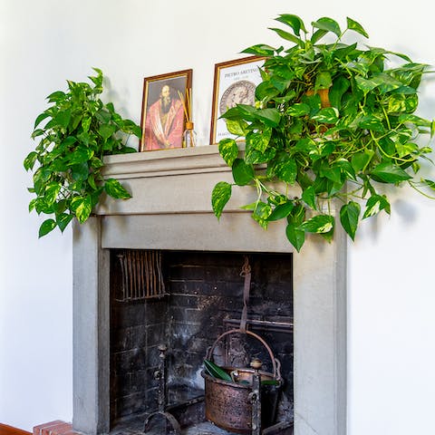 Admire the beautiful traditional touches dotted throughout the house