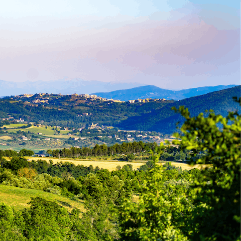 Discover the verdant beauty of the Umbrian valley