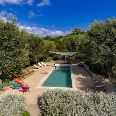 Spend leisurely days soaking up the sun poolside