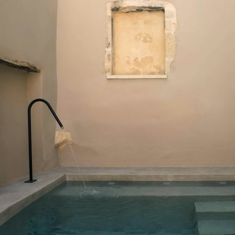 Cool off with a refreshing dip in the plunge pool