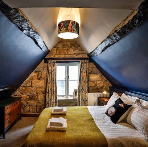 Feel the history of the 400-year-old building in the design