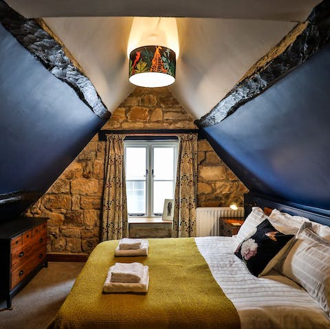 Feel the history of the 400-year-old building in the design