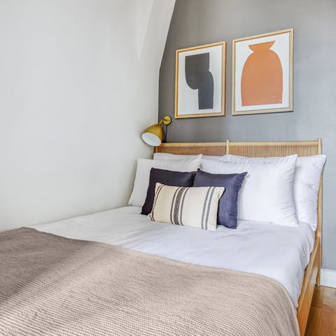 Sink into your bed and enjoy a quiet night