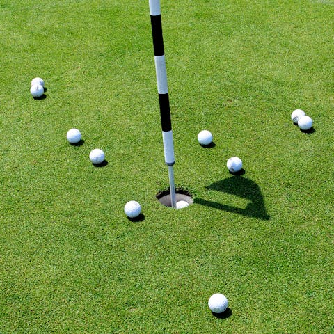 Tee off at one of the world-class golf courses Albufeira is known for