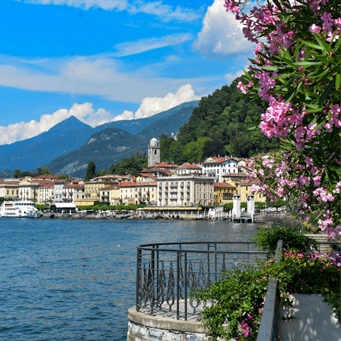 Head down to the lake and enjoy a stroll along the water