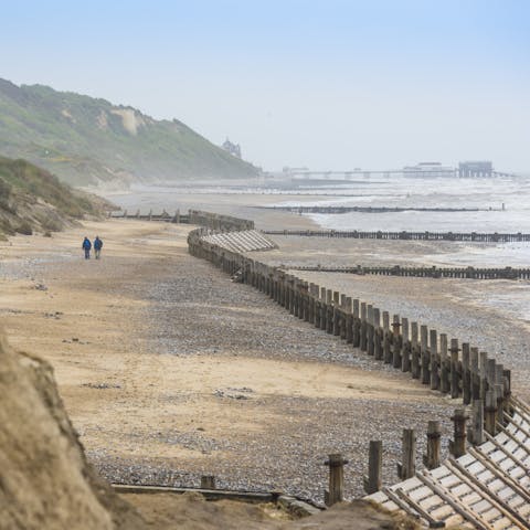 Make coastal walks part of your new morning routine, Overstand's beach is just a five-minute stroll away