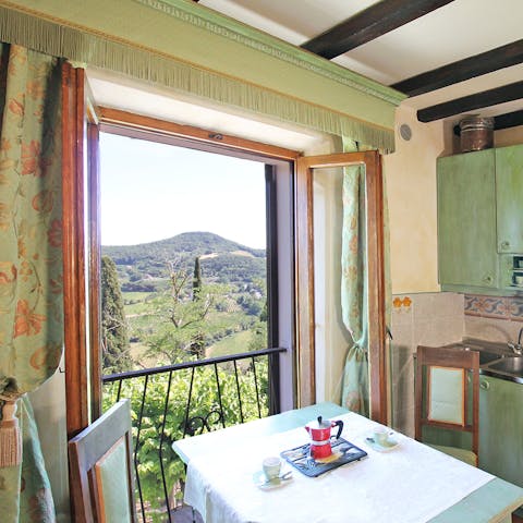 Open the doors, pour a glass of local wine and enjoy the authentic taste of Tuscany