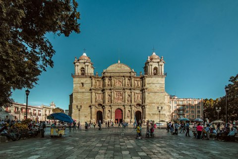 Soak up Oaxaca's vibrant main square – a short walk away