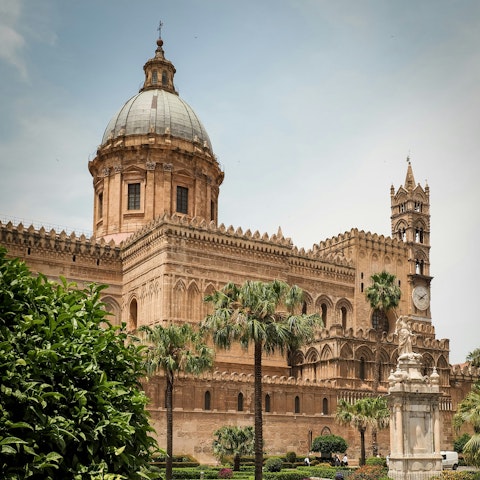 Visit the famous Palermo Cathedral, about a thirty-minute walk away
