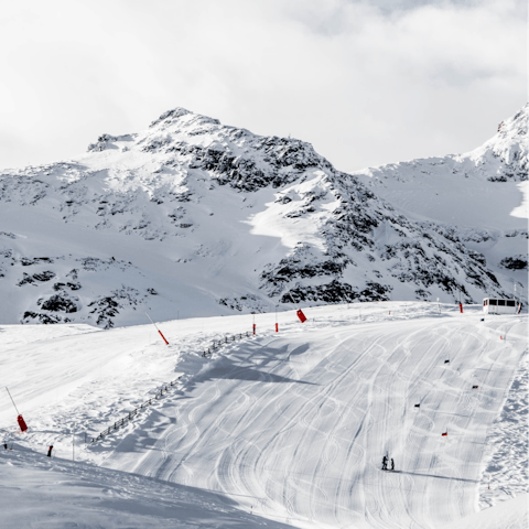Ski on the slopes of nearby Croix Fry