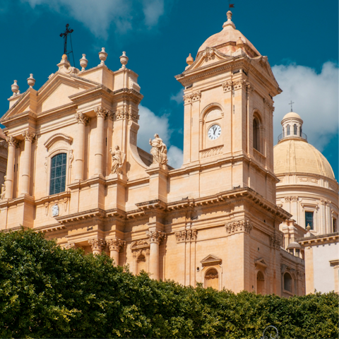 Spend the day in Noto, just 2km away