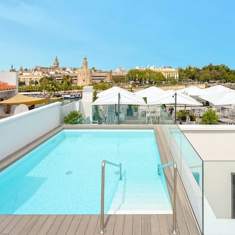 Keep cool on scorching afternoons with a gentle swim in the shared pool