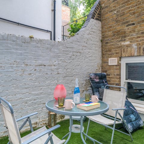 Take advantage of sunny mornings and breakfast on the patio