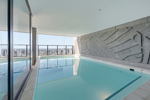 Enjoy staying in a plush penthouse with two private swimming pools
