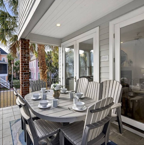 Look forward to tucking into a tasty breakfast on the terrace