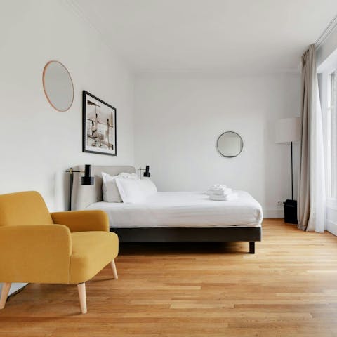 Tuck yourself into bed for a comfortable night's sleep